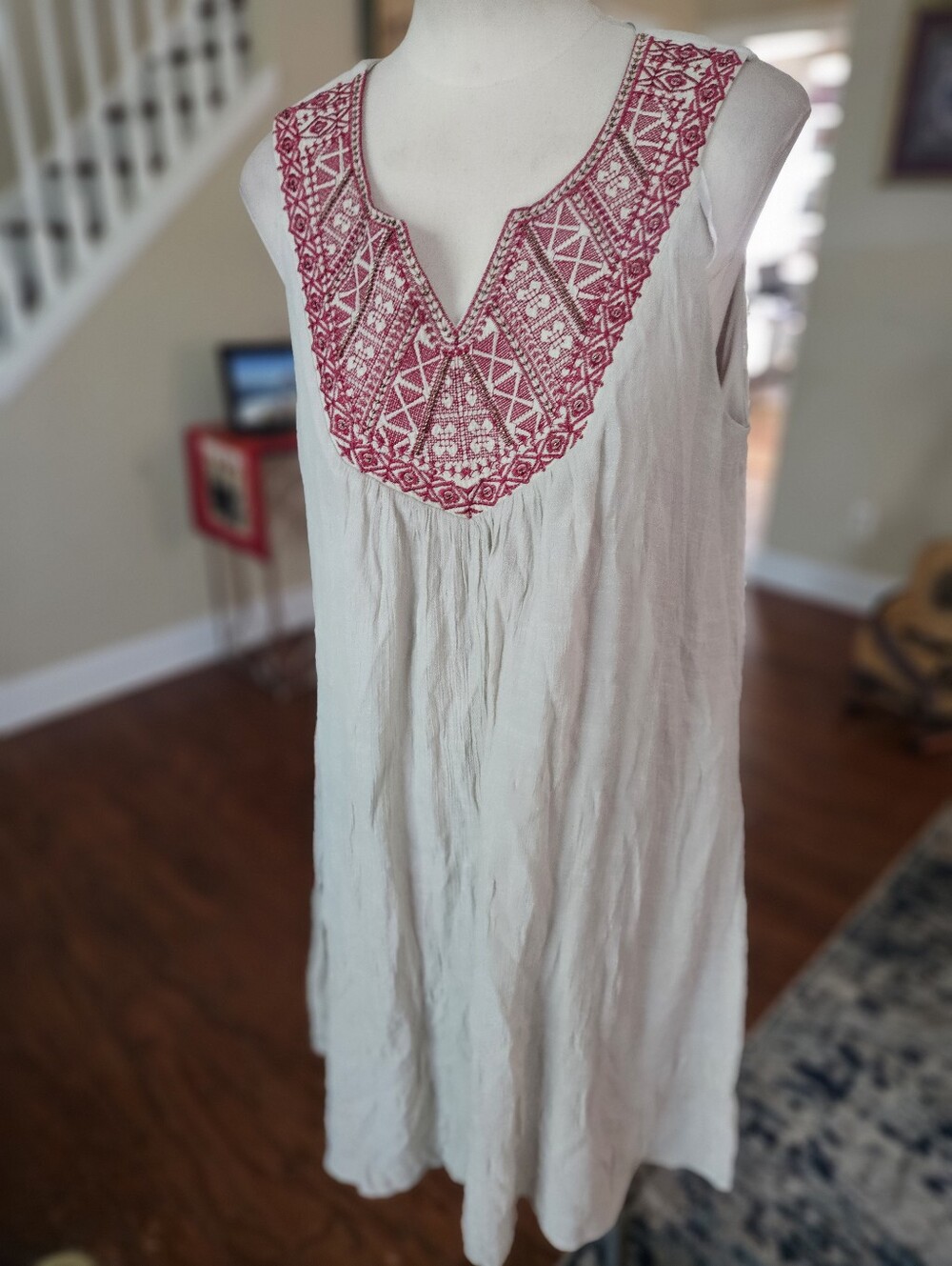 AUW Boho Embroidered Dress Size 16